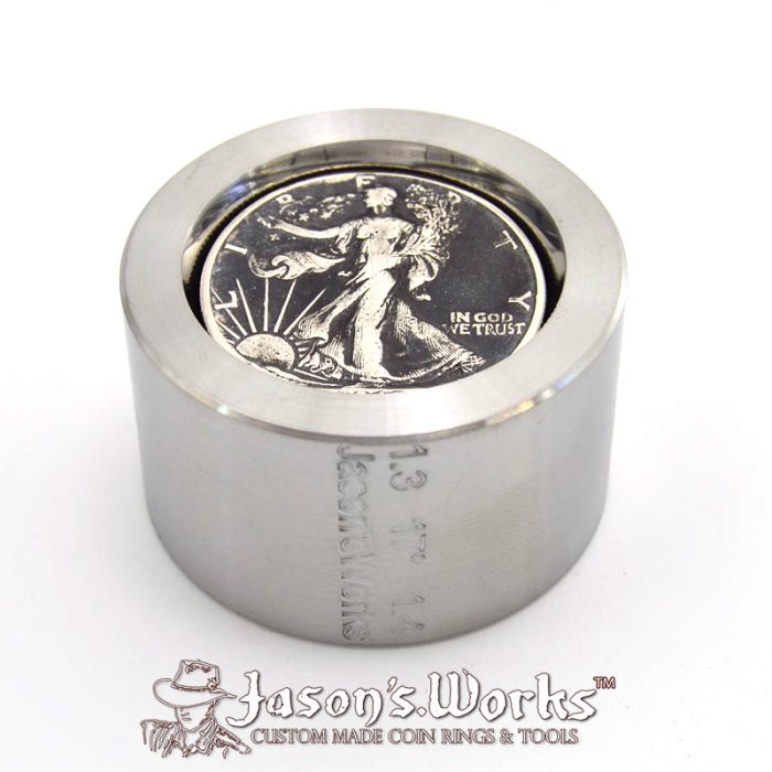 One Universal Folding Reduction Die 1.3″ x 1.4″ @ 17 degrees – Coin Ring  Tools & Custom Made Coin Rings – Jason's Works